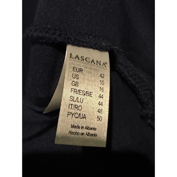 NWT Lascana 10 Navy Blue wrap look sundress. - Picture 9 of 10